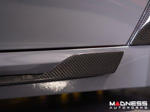 Alfa Romeo Giulia Quadrifoglio GTAm Style Side Skirts - Carbon Fiber